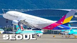 🇰🇷✈️ MASSIVE Seoul Plane Spotting Compilation | World Airlines at Seoul Incheon Airport (ICN/RKSI)