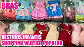 BRÁS - VESTIDO INFANTIL NO SHOPPING VAUTIER POPULAR - COM PROMOÇÃO