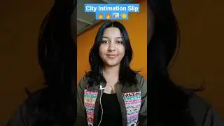 Common university entrance test; CUET city intimation slip#cuet #cuet2023 #shorts