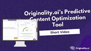 Originality.ai's Predictive Content Optimizer