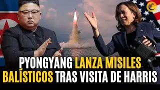 COREA DEL NORTE dispara misiles bal&iacute;sticos tras viaje de Kamala Harris a zona desmilitarizada