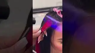 UV light hair extension UV glue #hairextensions