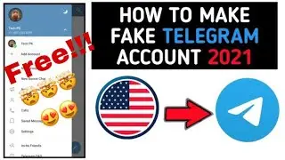 Telegram fake number ya account kaisa banaye | How to create fake number or account for telegram