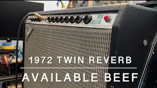 '72 Twin Reverb Part 2 | Available Beef