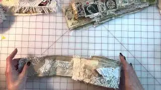 Paper Snippet Rolls, Fabric Snippet Roll Ideas, Junk Journal Snippet Roll Uses, Scrapbuster  Idea