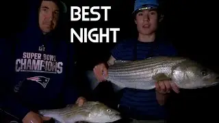 50+ Striper Night From Shore on Marthas Vineyard (MV Trip Part 5)
