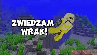 Zwiedzam Podwodny Wrak z Minecraft! | Minecraft survival.