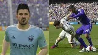 FIFA 15 Orlando City Player Career Mode #8 - Facing David Villa and Steven Gerrard
