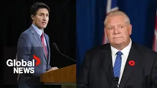 Trudeau, Doug Ford mark opening of Canada&rsquo;s first full-scale electric vehicle plant | FULL