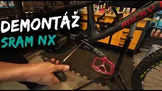 Demontaž kľuk SRAM NX