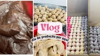 Aula de salgados com meu esposo#vlog#produçao