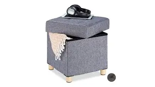 Sitzhocker mit Stoffbezug