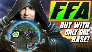 ONLY one base FFA what could go wrong - WC3- Grubby