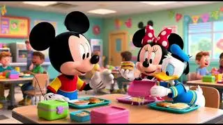 Mickey Mouse And Mines Go to School 🏫 Adventure 🏫