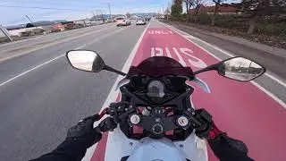 Random late autumn quick ride Honda CBR300R