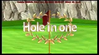 Wii Sports Resort Golf - A stunning direct flag hole in one hole 8