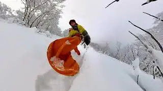 ブナの森パウダー　IN 鍋倉山