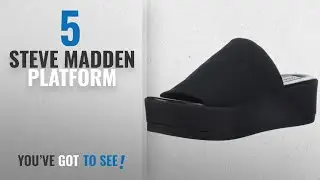 Top 5 Steve Madden Platform [2018]: Steve Madden Women's Slinky Platform Sandal, Black, 6 M US