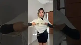 Como usar sua pashmina / cachecol nesse inverno 🧣 #moda #fashion #cachecol