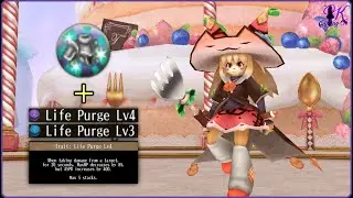 [Toram Online] - Playing with Patissia [Lv305], Reworked Heavy Armor X Life Purge Trait