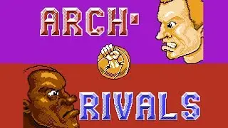 Arch Rivals (Acclaim, 1990) - NES Gameplay