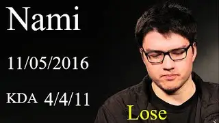Dyrus Nami Top vs Yasuo - Full Stream 11/05/2016 KDA 4/4/11 - #51