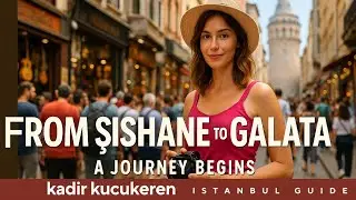 Walking from Şişhane to Galata &ndash; Friday crowd, music shops & city vibes in Istanbul