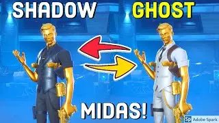 How To Unlock Shadow/Ghost Midas! - Unlock Midas Shadow/Ghost Style! - Fortnite