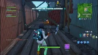 Fortnite Fortbyt #31 found at a meteor crater overlook