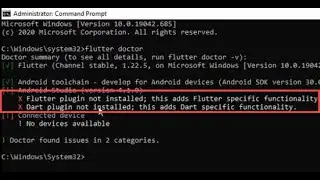fix flutter doctor problem Flutter plugin not installed,Dart plugin not installed