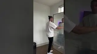 Unboxing my new ikea hovet mirror #apartmentupdate  #menslifestyle