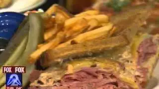 Chef Bill discusses food at Lewy Nine's