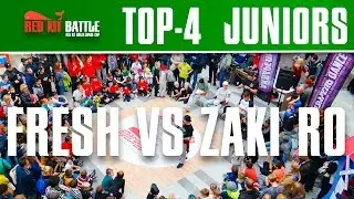 Bboy Fresh vs Bboy Zaki Ro TOP-4 Red Kit Breakdance battle