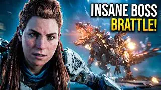 Horizon Forbidden West: Slaughterspine Boss Fight #4k #horizonforbiddenwest #bweirdgaming