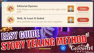 Storytelling Method Quest | Well, At Least It Ended Achievement | Genshin Impact