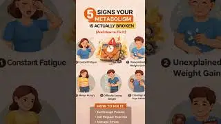 5 Signs Your Metabolism is Actually BROKEN And How to Fix It 📉🔥 #metabolism  #healthtips