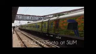 BCT-NDLS Duronto with a BRC WAP5 at SWM 120 kmph