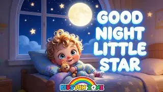 Goodnight Little Star | Bedtime Routine Song for Kids | @bachabloom 