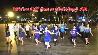 We're Off (on a Holiday) AB｜Line Dance by Adrian helliker｜渡假中