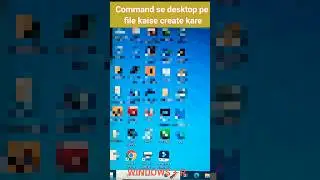 Command se file create kaise kare #computer #computerknowledge #hacking #ytviral