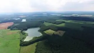 Seenplatte von oben - Wesenberg
