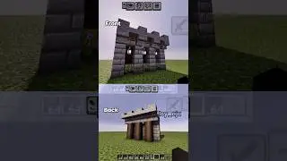 Build Simple Medieval Wall 🧱 MC Bedrock #minecraft#mcbedrock#buildtutorial#medieval#minecraftshorts