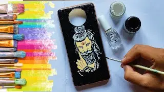 Customized phone case // how to colour old phone cover