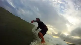 SUNSET at the castle LONGBOARD SESSION