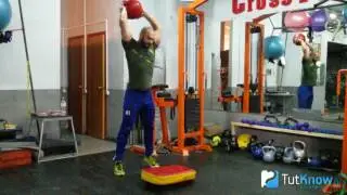 Throwing a ball to develop explosive power