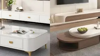 TV  UNIT DESIGN AND CENTER TABLE DESIGN IDEA/TV UNIT AND CENTER TABLE FOR LIVING ROOM