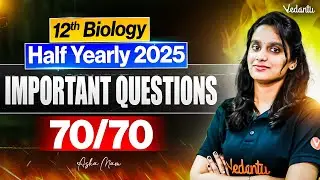 12th Biology + Pure Science | Half yearly Exam 2025 Important Questions | Asha Ma'am