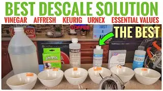 Best Coffee Maker Descale Solution Vinegar,  Keurig,  Essential Values,  Impresa,  Urnex