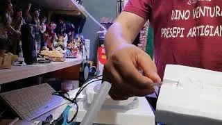 23 puntata del video corso :prima parte come realizzare una cascata di polistirene per presepe 1/2