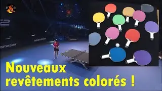 Nouveauté : des revêtements colorés au tennis de table!